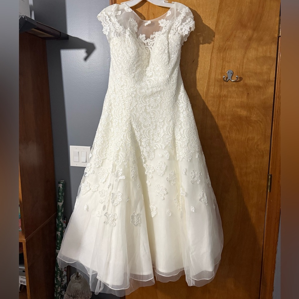 Oleg Cassini Ivory Bridal Gown
